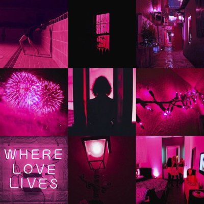 Эстетика розового ки черного