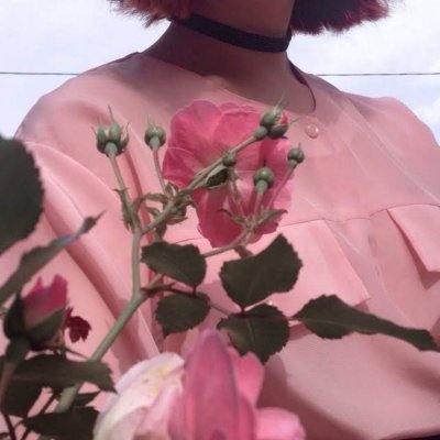 Эстетика розового девушка