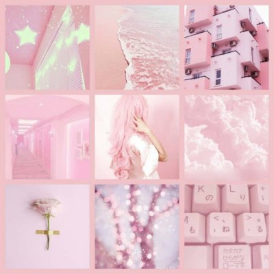 Aesthetic Pastel коллаж Pink Pastel