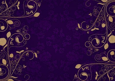 Фиолетовый фон с узорами