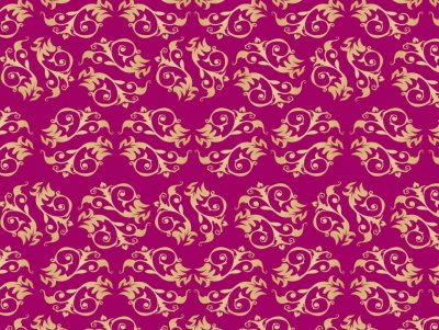 Малиновые орнаменты