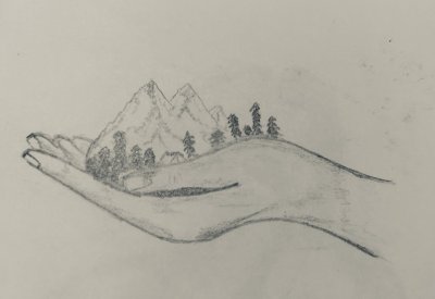 Рисунки для срисовки природа