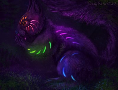 Фиолетовая белка