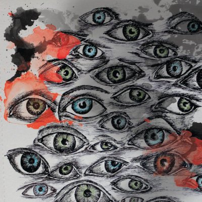 Картина много глаз