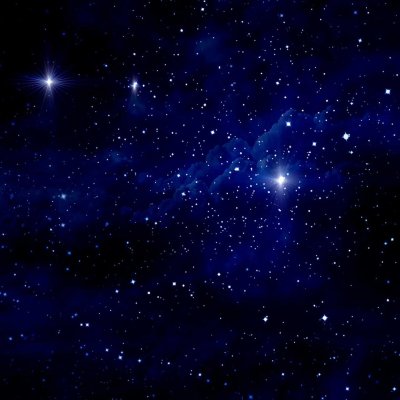 Фон темное небо со звездами
