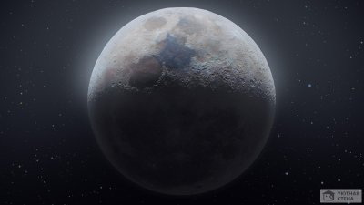 Луна в космосе