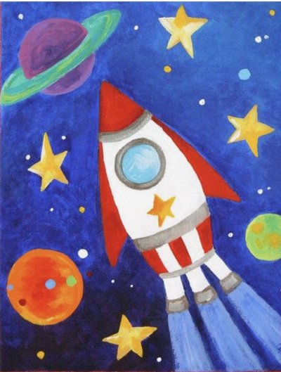 Рисунки на тему космос