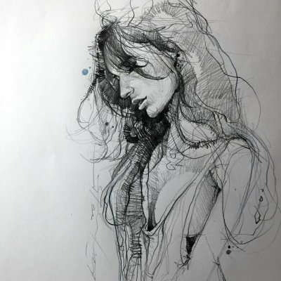 Графические рисунки карандашом