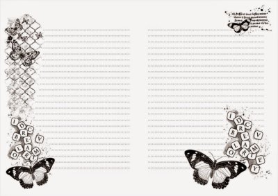 Лист блокнота рисунок