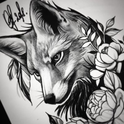 Алиса тату эскиз