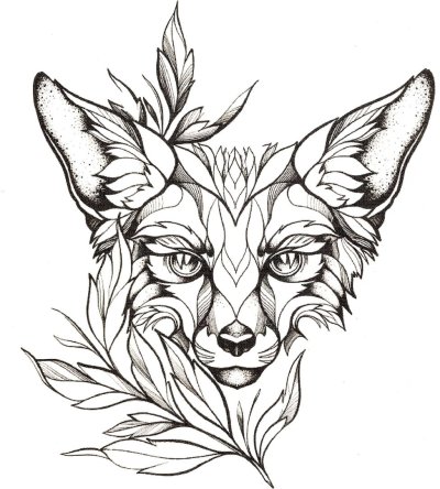 Лира тату эскиз