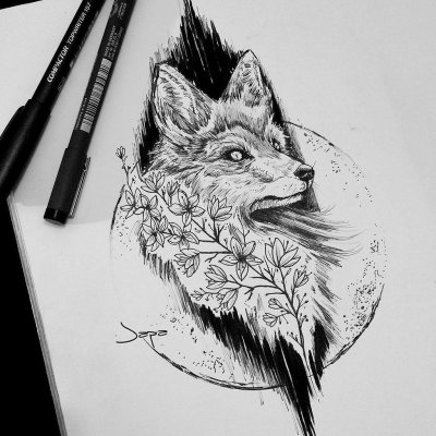 Алиса тату эскиз