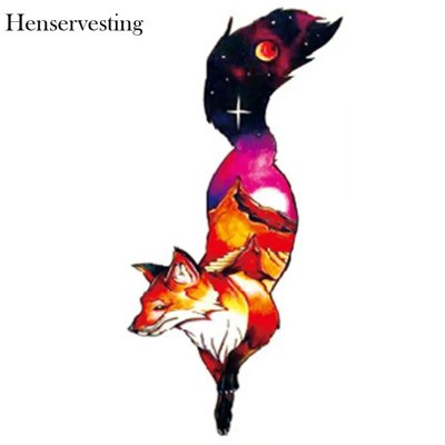 Тату с лисами эскизы