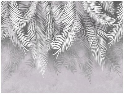 Аффреско пальмовые листья