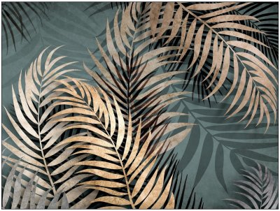 Аффреско пальмовые листья