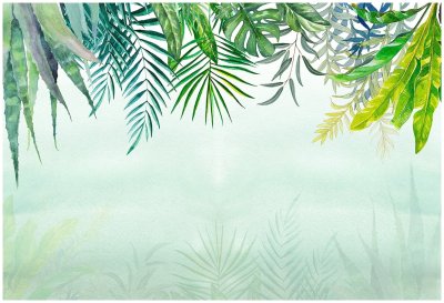 Аффреско пальмовые листья