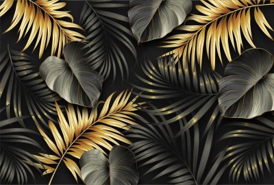 Золотой папоротник монстера