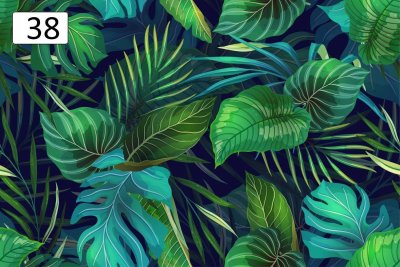Тропические листья паттерн