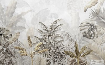 Обои и фрески с джунглями