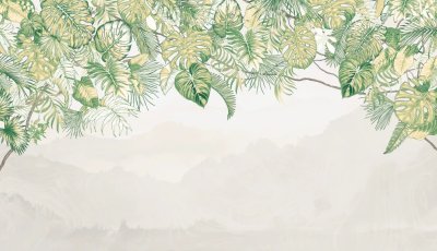 Фреска туманный лес Аффреско