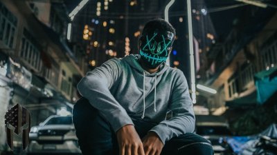 Анонимус неон Маск Маск