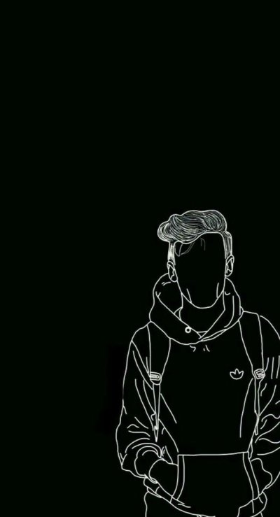 Парень арт Минимализм