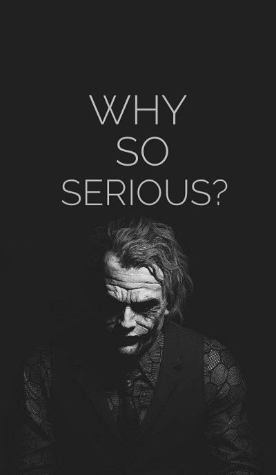Джокер хит Леджер why so serious